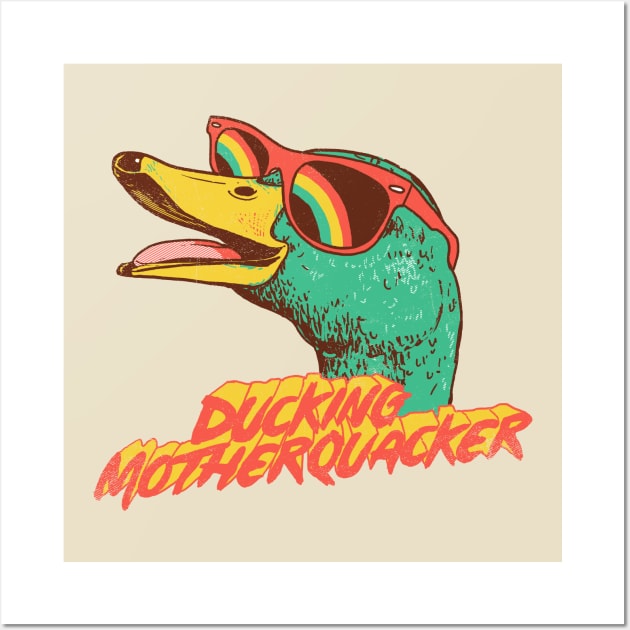 Ducking Motherquacker Wall Art by Hillary White Rabbit